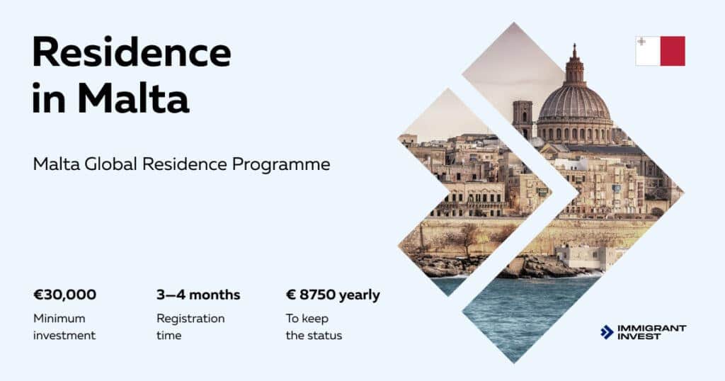 Residence permit in Malta by investment