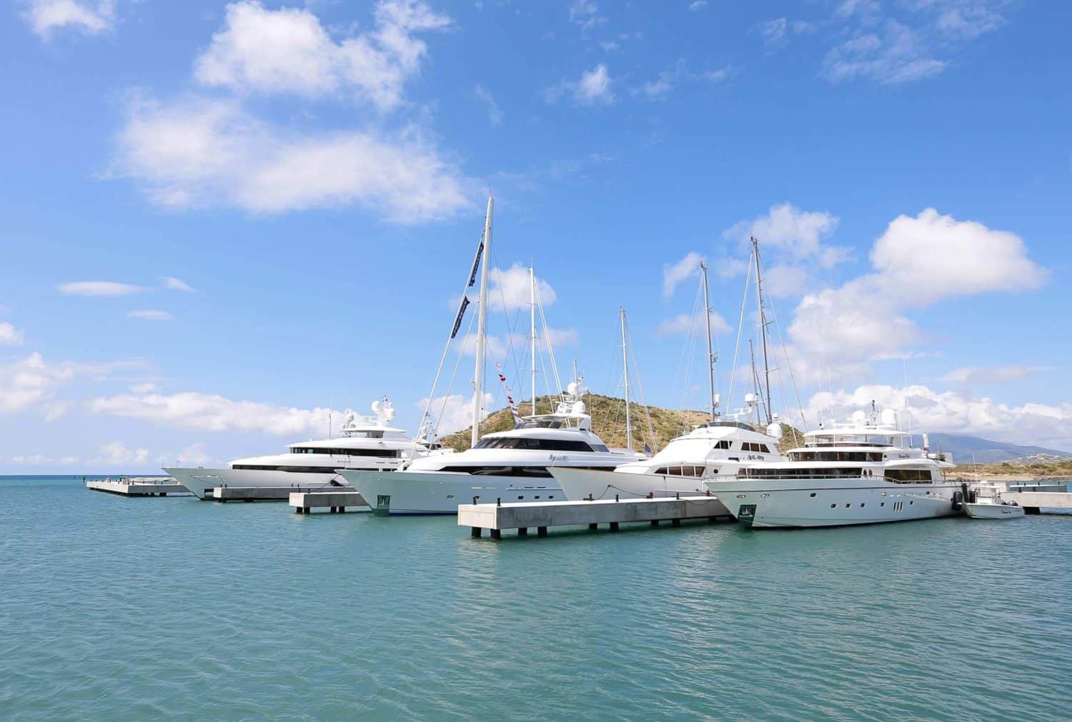 Yacht mooring at Christophe Harbor Resort 1