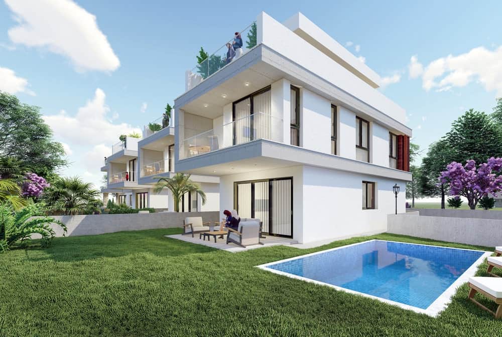 Modern villas in a popular area of Limassol 1