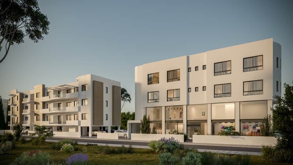 Apartments in a residential complex in the centre of Paphos 1