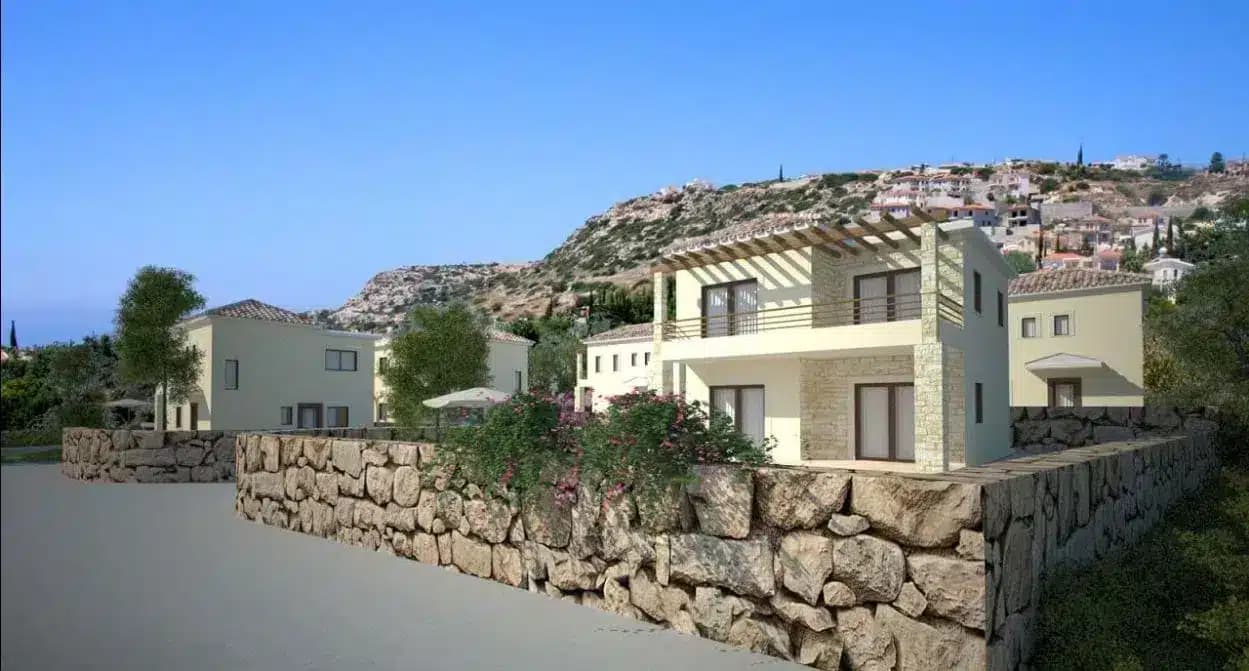 Block of five villas with panoramic sea and mountain views 1