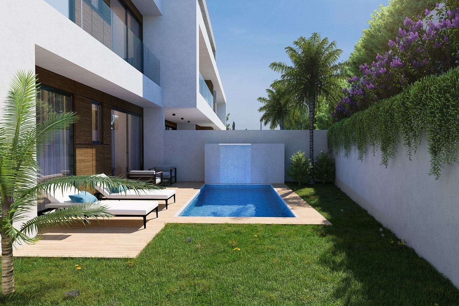 Apartments with private pool on the coast of Limassol 1