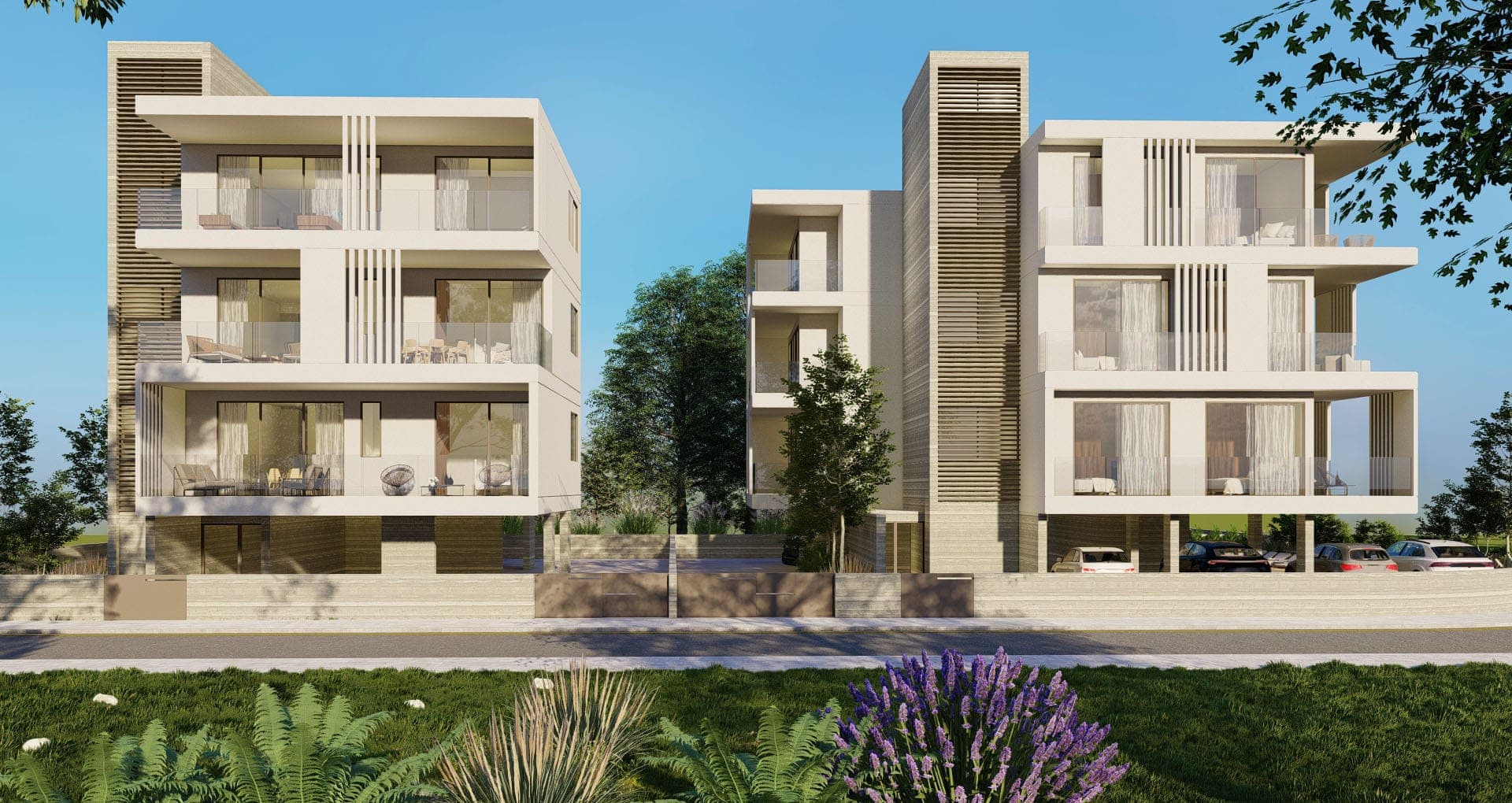 Apartments in a new residential complex near the sea in Limassol 1