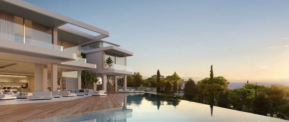 Designer villas with panoramic view on the Mediterranean sea 1