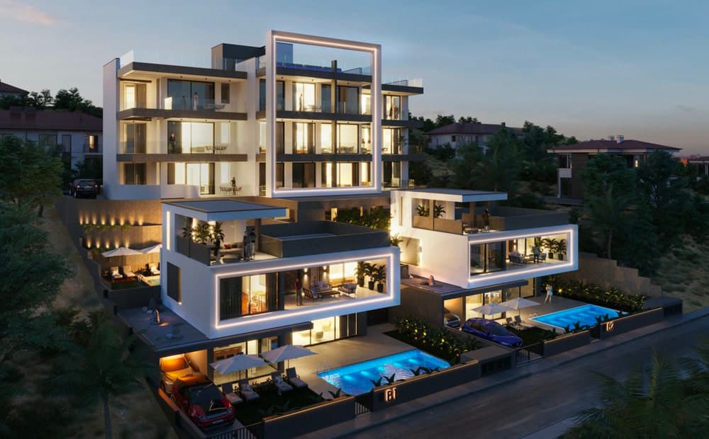 Modern apartments and villas near sea nearby Limassol 1