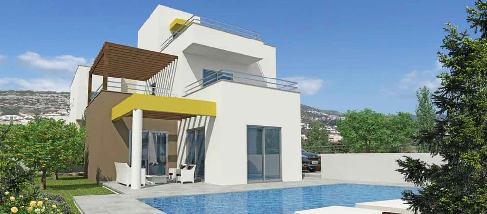 Modern villa with Mediterranean sea view 1