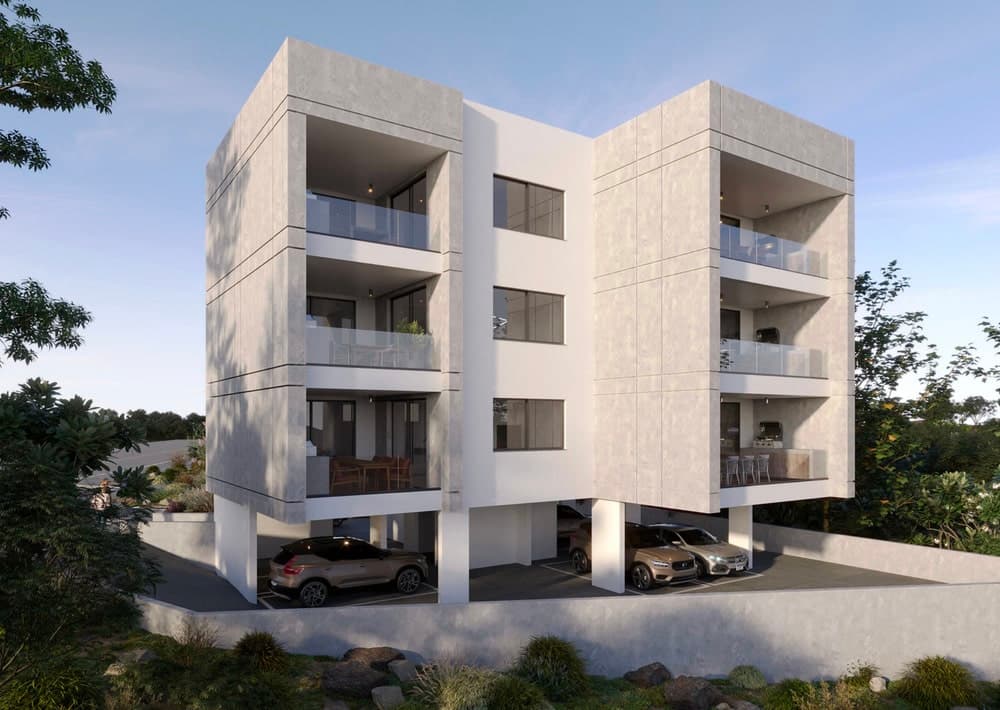 Modern apartments with sea view in living district of Paphos 1