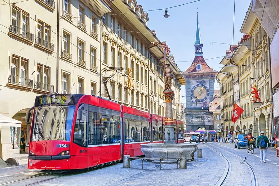 Immigration to Switzerland - the center of Bern