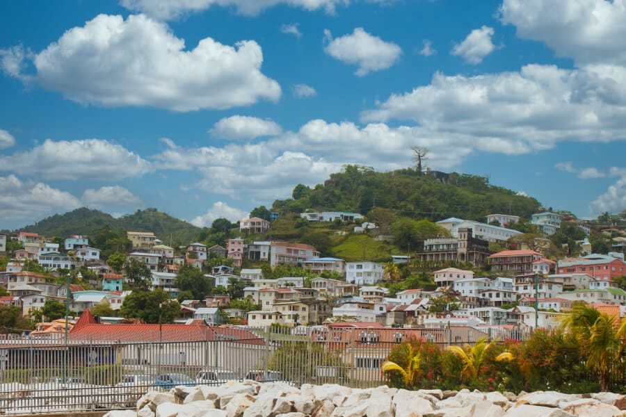 Dominica: Roseau, the capital of Dominica