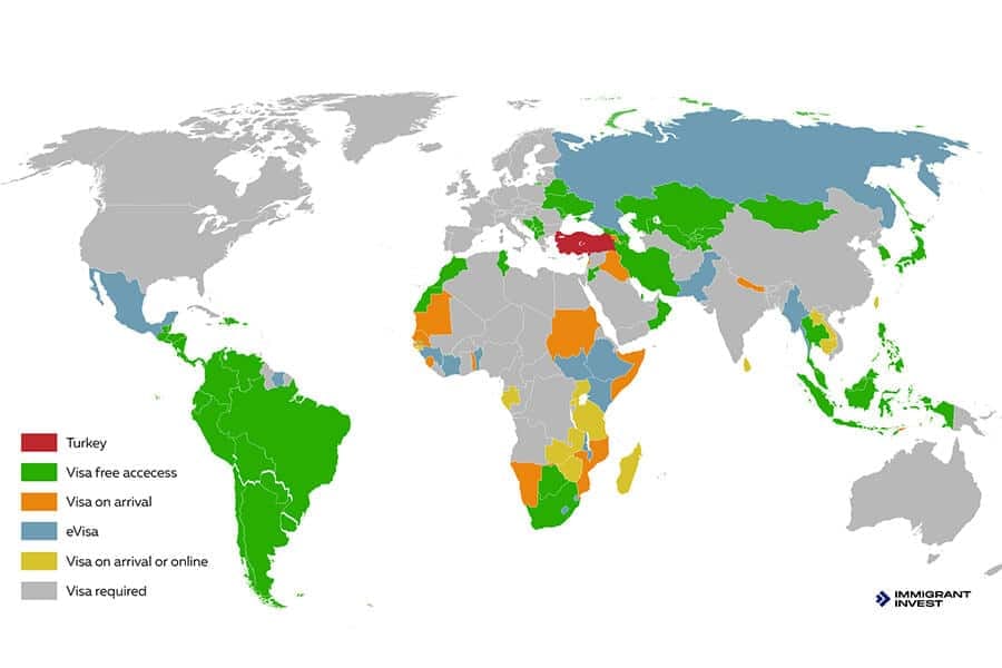 Turkish citizens can visit 110 countries visa-free or with a visa-on-arrival