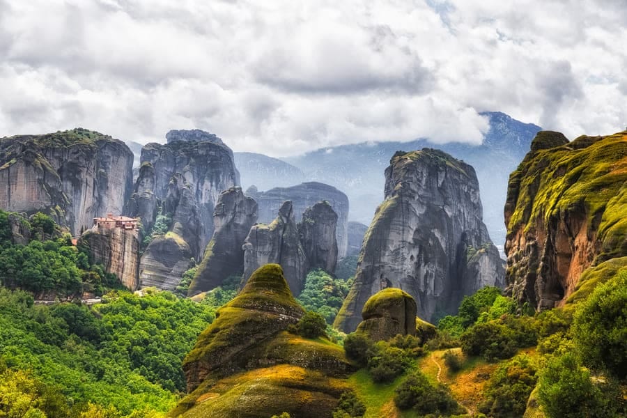 Meteora mountains, Greece | Benefits of the Greek Golden Visa