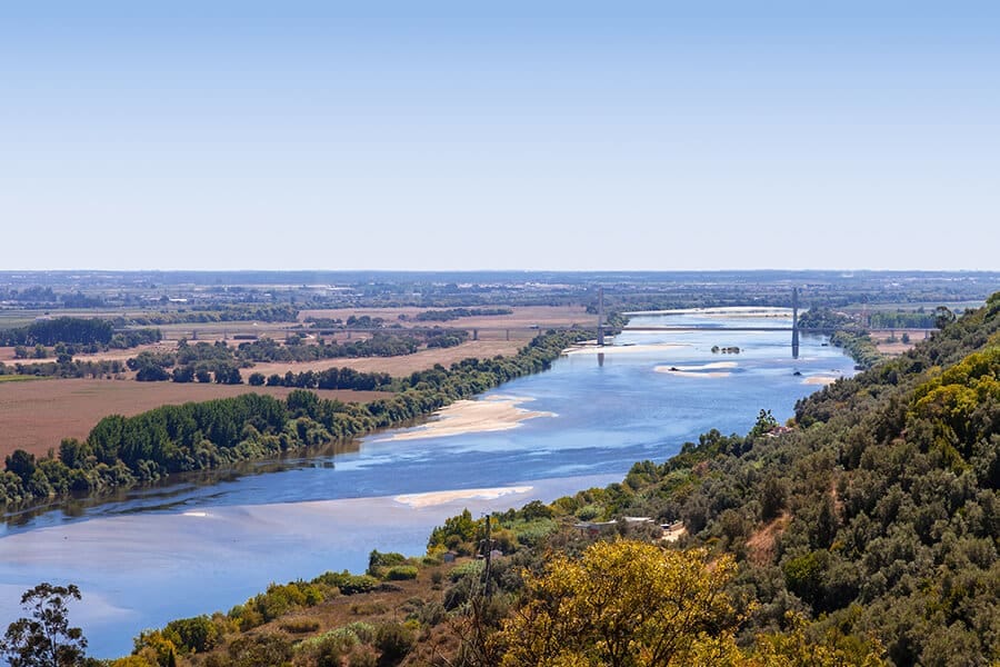 Portuguese cities: view of the countryside near the Santarém